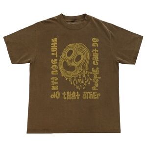 Raspberry Pockets Men’s Graphic Tee L NWOT Gray Green Heavy Cotton